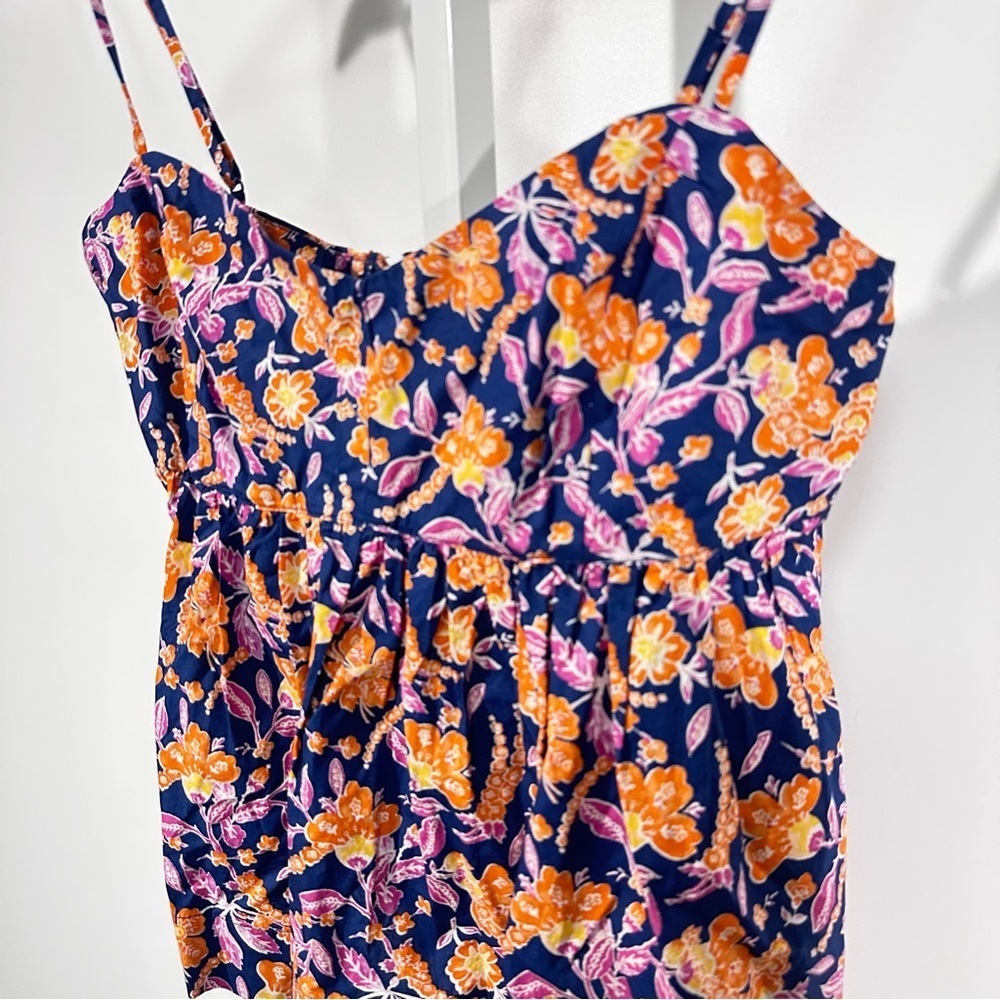 J.Crew Floral Cotton Poplin Cami Top NWT (Size XS) - Picture 2 of 6